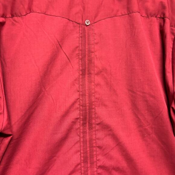 Yucatan Guayaberas Finas Shirt Mexico Made Mens 46 / US XL Embroider Button Down - Picture 12 of 15